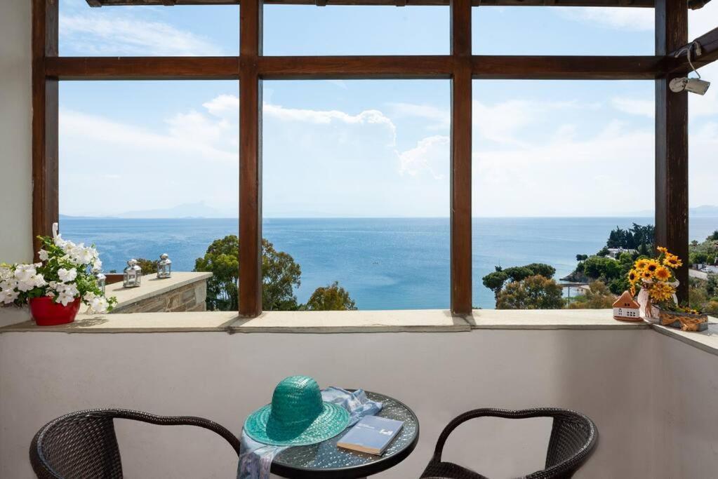 Seaside House With View Over Pagasitikos Афисос Екстериор снимка